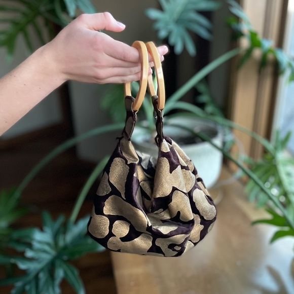 pulvermacher Handbags - Vintage Pulvermacher New York Animal Print Evening Bag